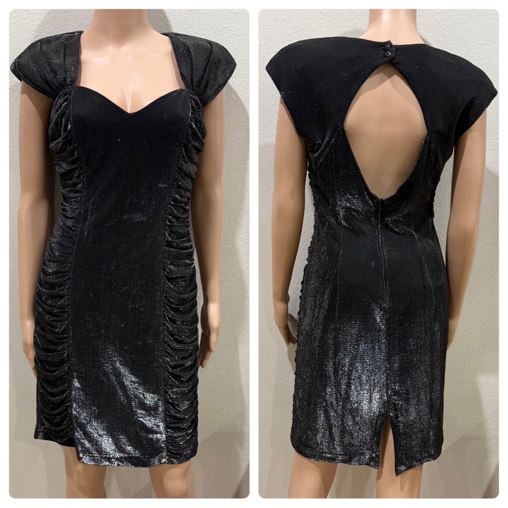 Vintage Marnie West Little Black Dress. Size 9